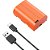 Bateria para Canon SmallRig LP-E6NH 4968 Recarregável USB-C - Laranja - Imagem 2
