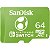 Cartão Micro SD SanDisk Mario 100-90 MB/S 64 GB para Nintendo (SDSQXAO-064G-GN6ZN) - Imagem 1