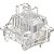 Conjunto de Interruptores Akko V3 Crystal Pro - 45 peças - Imagem 1