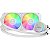 Cooler Líquido Gamdias Aura GL240 V2 ARGB 120 mm PWM para CPU - Branco - Imagem 2