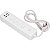 Filtro de Energia Moes WPS-X-BR10 4 Tomadas + 4 USB - Branco - Imagem 3