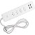 Filtro de Energia Moes WPS-X-BR10 4 Tomadas + 4 USB - Branco - Imagem 1