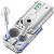 Fone de Ouvido Sem Fio Black Shark T11 RGB - Branco - Imagem 2