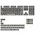 Jogo de Teclas Akko Keycap V2 - Clear Black 155 peças - Imagem 1