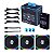 Kit de Coolers Lian Li Uni Fan SL V2 120 RGB - Preto - Imagem 3