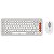 Kit Teclado + Mouse Sem fio Logitech Pop Icon Combo - White/Orange (920-013055) - Imagem 1