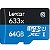Memória Micro SD Lexar Professional 633X 100-45 MB/s C10 U3 64 GB (LSDMI64GBBNL633A) - Imagem 2