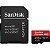 Memória Micro SD SanDisk Extreme Pro 200-90 MB/s U3 256 GB com Adaptador (SDSQXCD-256G-GN6MA) - Imagem 1
