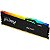 Memória RAM DDR5 Kingston 5200 MHz 8 GB Fury Beast RGB KF552C40BBA-8 - Negro - Imagem 2