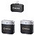 Microfone Boya BY-M1V6 Sem Fio Lightning -  Preto/Cinza (2TX+1RX) - Imagem 2