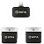 Microfone Boya BY-M1V6 Sem Fio Lightning -  Preto/Cinza (2TX+1RX) - Imagem 1