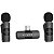 Microfone Sem fio Boya BY-V20 (2TX+1RX) USB-C - Preto - Imagem 2