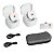 Microfone Sem Fio E-Image EM2 (2TX + RX) USB-C - Branco - Imagem 1