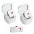 Microfone Sem Fio E-Image EM2 (2TX + RX) USB-C - Branco - Imagem 3