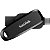 Pendrive SanDisk Phone Drive USB-C 3.2 para USB-A 256 GB - Black (SDDDC6-256G-G46) - Imagem 2