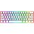Teclado Gamer Redragon Dragonborn K630W RGB USB - Branco (Inglês) - Imagem 3
