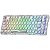 Teclado Mecânico Royal Kludge M75 75% Linear Wireless Switch Silver - Phantom - Imagem 2