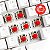 Teclado Mecânico Royal Kludge RK61 60% RGB Lineal Switch Red Hotswap Bluetooth - Branco - Imagem 4