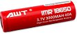 Bateria (18650) 3000mAh Flat Top 40A High-Drain - AWT - Imagem 3