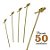 Espeto Knotted Stick 15cm Bambu (nó) 50 unids - Imagem 1