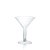 Taça Acrilica 090ml Martini (Pit90) cristal 5unids - Imagem 1