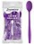 Colher Mega Açai Roxa 18cm 10pctx50unids - Imagem 1