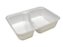 Bandeja Isopor Meiwa MO 90F2 950ML 2divisoes c/tmp 100 unids - Imagem 2