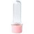 Tubete plastico 8cm tampa rosa bebe 10 unids - Imagem 1