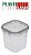 Pote c/Lacre 220ml Quadrado Plastilania 10 unids - Imagem 2