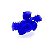 Rococo p/ bala Azul Escuro c/40 unids  (consultar disponibilidade antes da compra) - Imagem 1