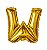 Balão Metalizado Letra W unid - Imagem 2