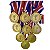Medalha Honra ao Mérito TOCHA Ouro AX 64mm- FA485-435 - PACK COM 10 - Imagem 2