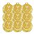 Medalha Honra ao Mérito TAÇA Ouro AX 65mm YWA 470 / 468 - PACK COM 10 - Imagem 1