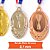 Medalha AX Esportes 65mm Honra ao Mérito Bronzeada FA468-Pç - Imagem 2