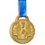 Pack c/ 10 Medalhas AX Esportes 41mm H. Mérito Ouro-FA467-430 - Imagem 1
