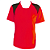Jogo de Camisa AX Esportes Vermelho com Preto - 10+1 Numeradas - Imagem 1