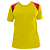 Jogo de Camisa AX Esportes Amarelo com Vermelho - 10+1 Numeradas - Imagem 1