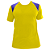 Jogo de Camisa AX Esportes Amarelo com Royal 14+1 Numeradas - Imagem 1