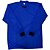 Camisa para Goleiro Azul AX Esportes Adulto Tam G (sem almofada) - Imagem 1