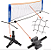 Kit 4x1 Tênis/Vôlei/Badminton/Manbol 6 metros Regulável c/Alt. até 1,65 - Teloon 0A508 - LANÇAMENTO - Imagem 5