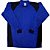Camisa para Goleiro Azul/Preto AX Esportes Adulto Tam P - Com Amofada - Imagem 1