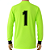 Camisa para Goleiro Limão/Preto AX Esportes Adulto Tam M - Com Amofada - Imagem 2