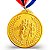 Medalha AX Esportes 65mm Dourada - YWA 456 CORRIDA ATLETAS - EXCLUSIVIDADE - Imagem 1
