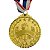 Medalha AX Esportes 65mm Honra ao Mérito Dourada - YWA 456 TOCHA E FAIXA - EXCLUSIVIDADE E LANÇAMENTO - Imagem 1