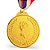 Medalha AX Esportes 65mm Honra ao Mérito Dourada - YWA 456 HM - EXCLUSIVIDADE E LANÇAMENTO - Imagem 1