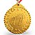 Medalha AX Esportes 65mm Dourada - YWA 456 VOLEI - EXCLUSIVIDADE E LANÇAMENTO - Imagem 1