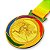 Medalha AX Esportes 65mm Borda Colorida YWA 457 FUTEBOL - EXCLUSIVIDADE - Imagem 3