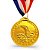 Medalha AX Esportes 50mm Dourada - YWA 458 NATAÇAO - EXCLUSIVIDADE E LANÇAMENTO - Imagem 1