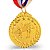 Medalha AX Esportes 50mm Dourada - YWA 454 VOLEI - EXCLUSIVIDADE E LANÇAMENTO - Imagem 1