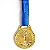 Medalha AX Esportes 30mm Honra ao Mérito Dourada YWA 467/465 - EXCLUSIVIDADE - Imagem 1